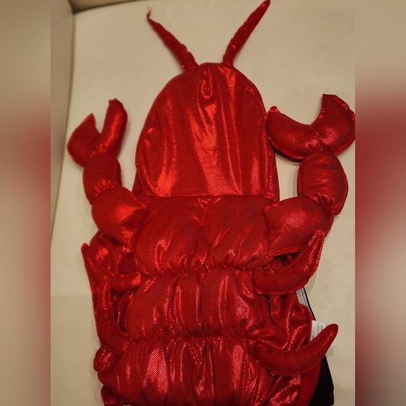Lobster Costume Pet Size Small Dog (10-20 lbs) Halloween Vibrant Li… - Picture 6 of 8